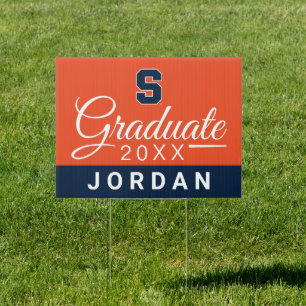 Syracuse University Graduate Graduation Sign