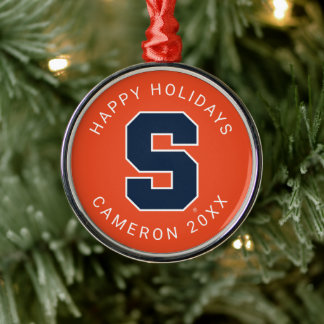 Syracuse University Metal Ornament