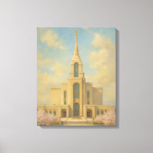 Syracuse Utah Temple Painting™ LDS Wall Art Canvas