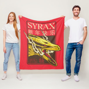 Syrax New Year 新年快乐 Fleece Blanket