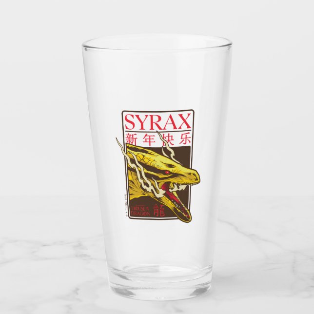 Syrax New Year | 新年快乐 Glass (Front)