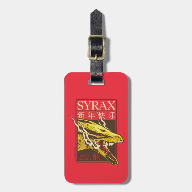 Syrax New Year | 新年快乐 Luggage Tag (Front Vertical)