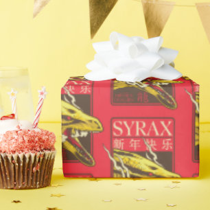 Syrax New Year 新年快乐 Wrapping Paper