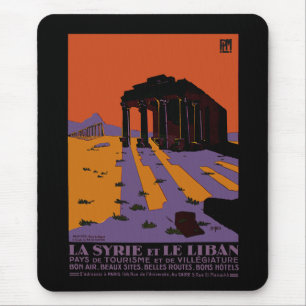 Syria and Lebanon Mouse Pad