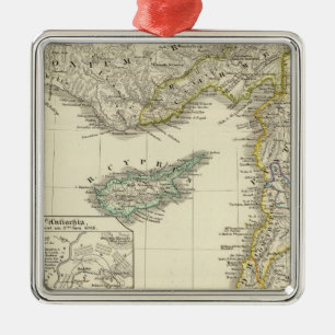 Syria and the neighboring metal ornament