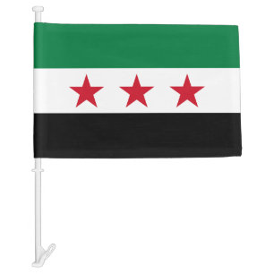 Syria Car Flag