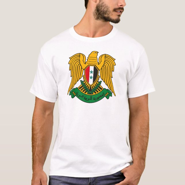 Syria Coat of Arms T-shirt (Front)