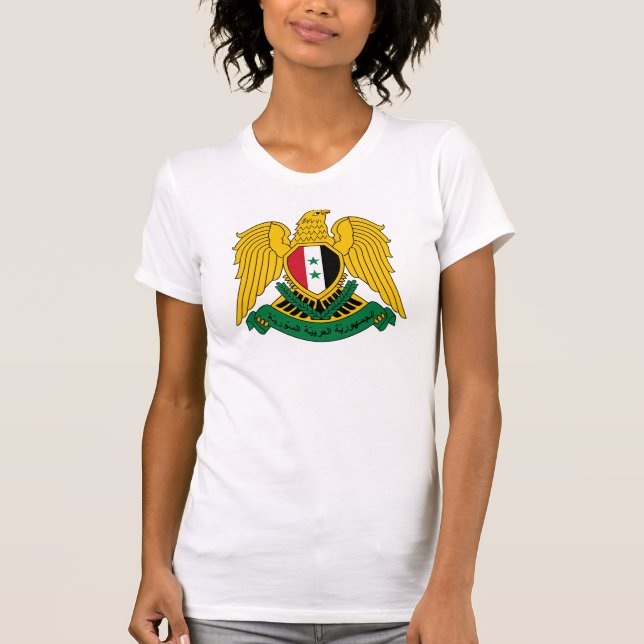 syria coat of arms T-Shirt (Front)