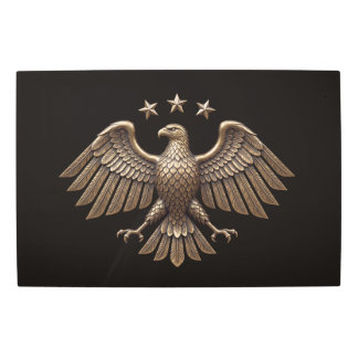 Syria country coat arms symbol emblem flag eagle metal print