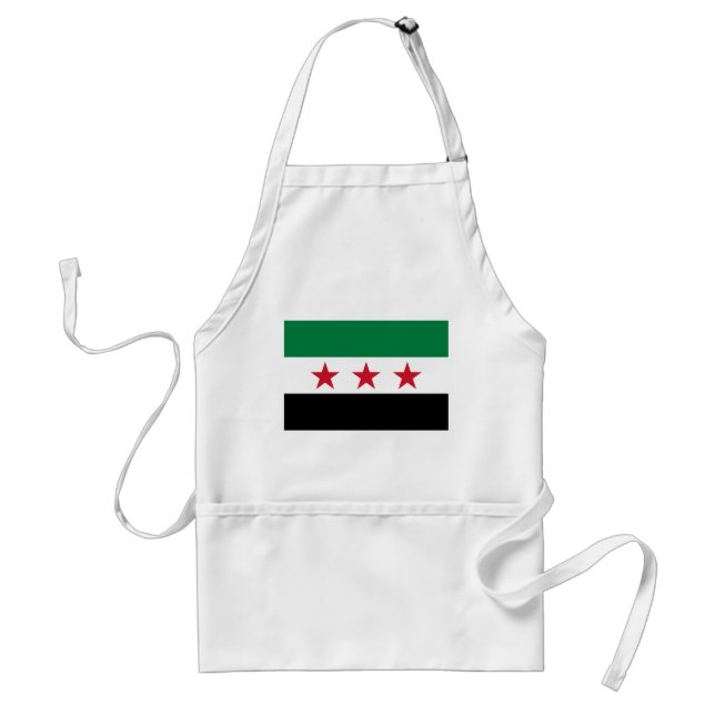 Syria Flag Adult Apron (Front)