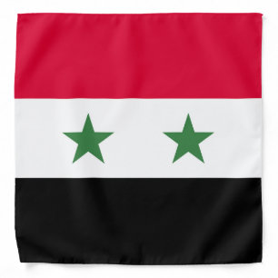 Syria flag bandana