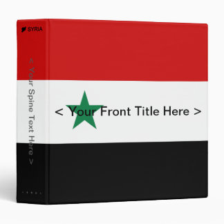 Syria Flag Binder