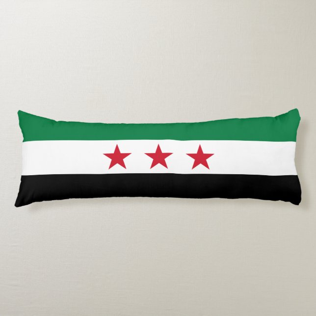 Syria Flag Body Pillow (Front)