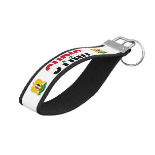 Syria Flag Charming Patriotic Wrist Keychain