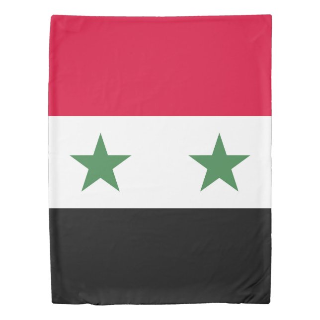 Syria flag duvet cover (Front)
