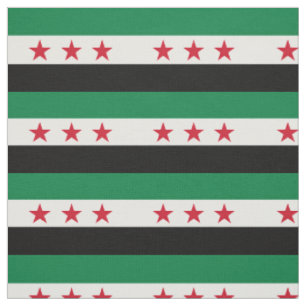 Syria Flag Fabric