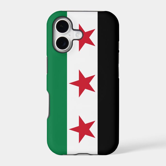 Syria Flag Iphone Case (Back)