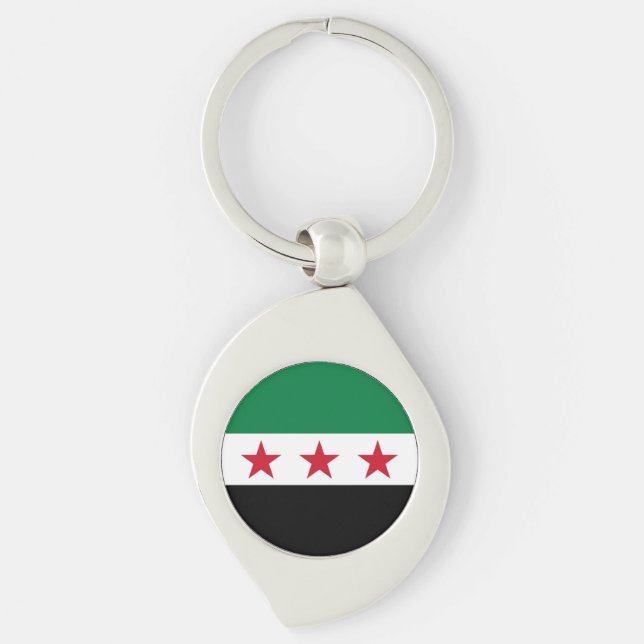 Syria Flag Keychain (Front)