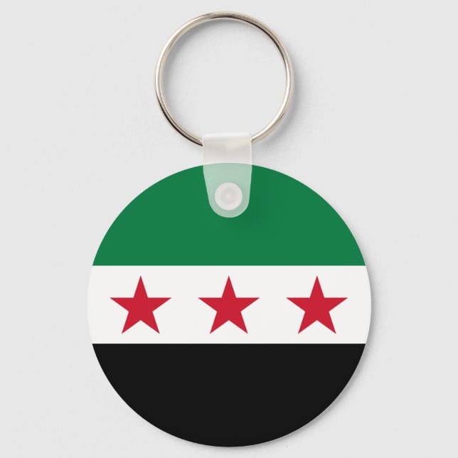Syria Flag Keychain (Front)