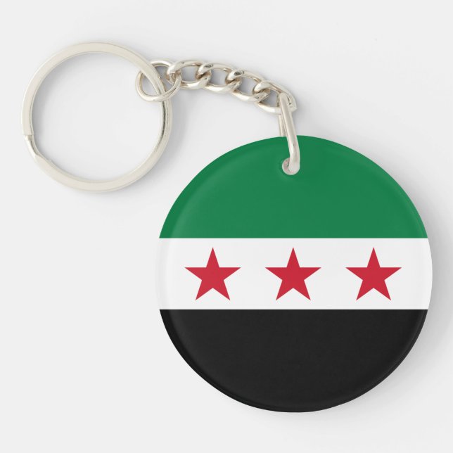 Syria Flag Keychain (Front)