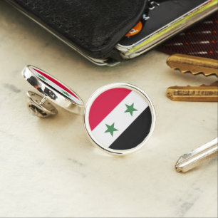 Syria flag lapel pin