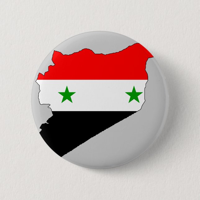 Syria flag map button (Front)