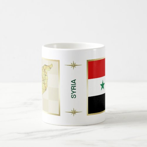 Syria Flag  Map Mug