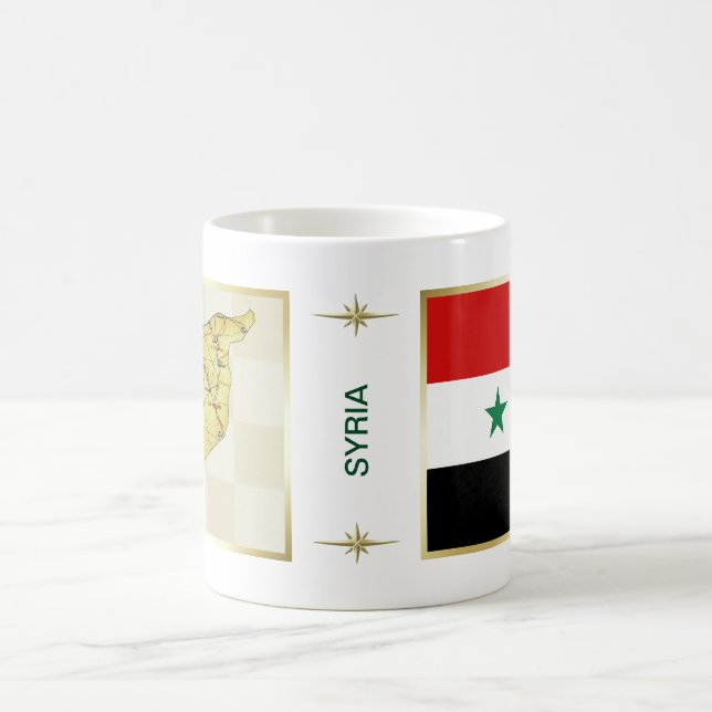 Syria Flag + Map Mug (Center)