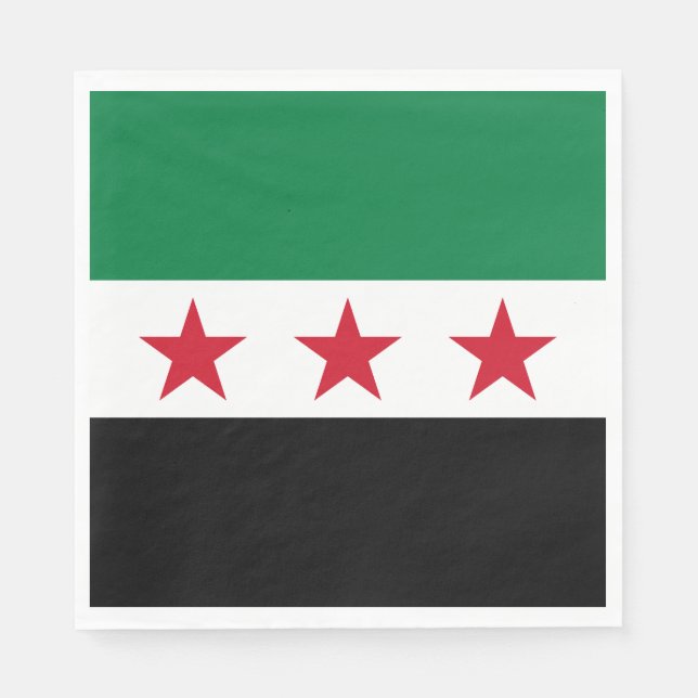 Syria Flag Napkins (Front)