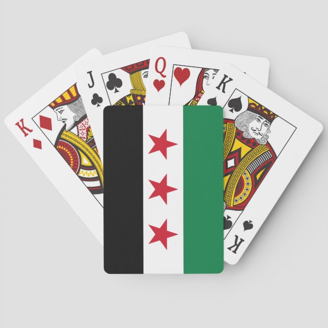 Syria Flag Poker Cards (Back)
