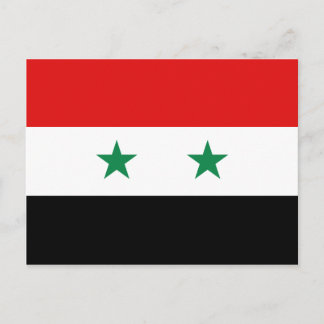 Syria Flag Postcard