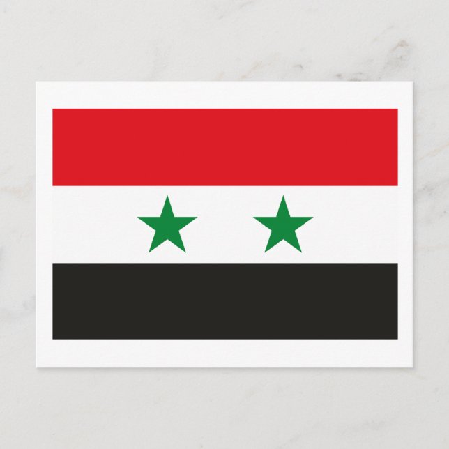 Syria Flag Postcard (Front)