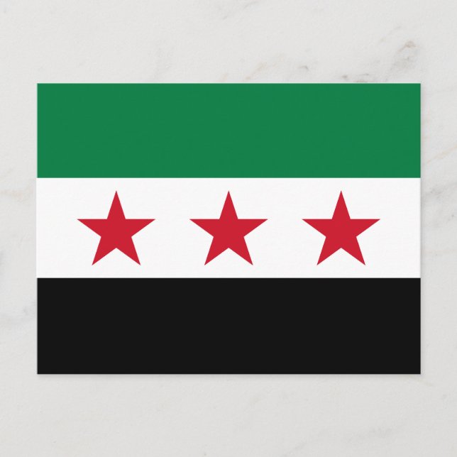 Syria Flag Postcard (Front)
