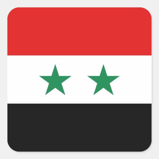 Syria Flag Sticker (Front)