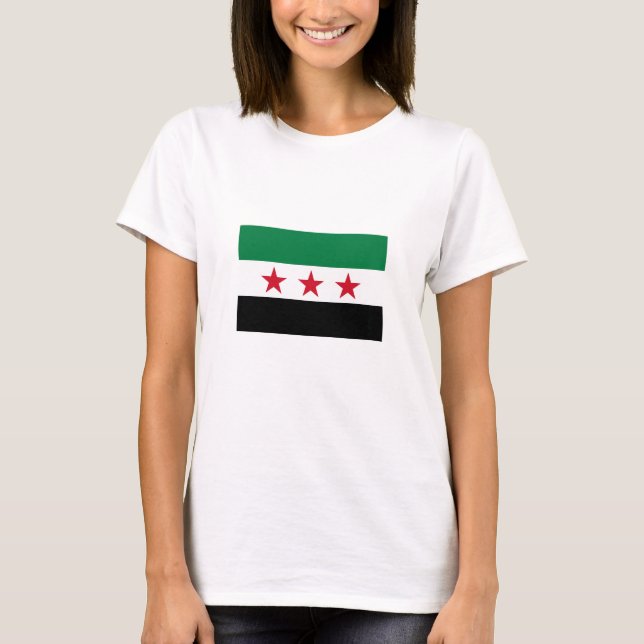 Syria Flag T-Shirt (Front)
