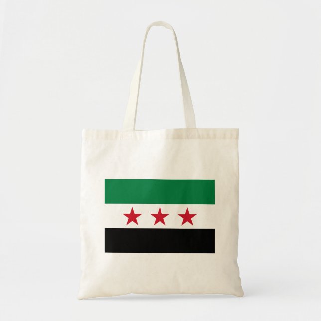 Syria Flag Tote Bag (Front)