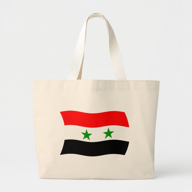 Syria Flag Tote Bag (Front)
