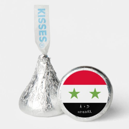 Syria Flag Valentines Day Custom Hersheys Kisses