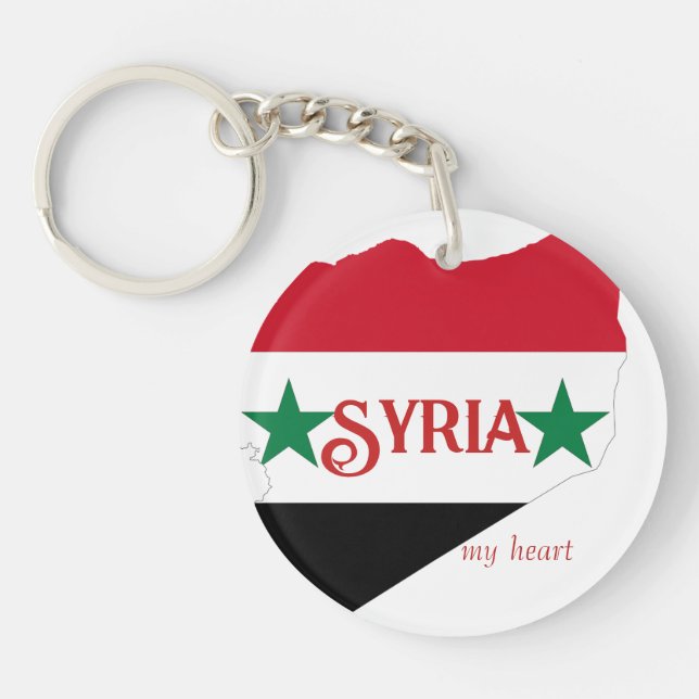 “Syria”  Keychain (Front)