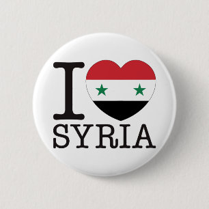 Syria Love v2 Pinback Button