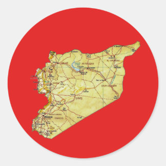 Syria Map Sticker