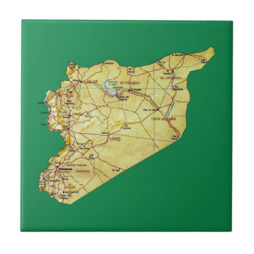Syria Map Tile