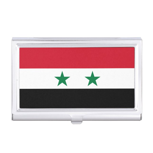 Syria Old Flag Business Card Case (Front)