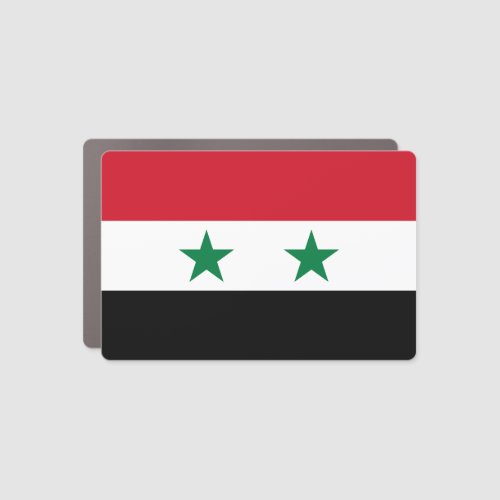 Syria Old Flag Car Magnet