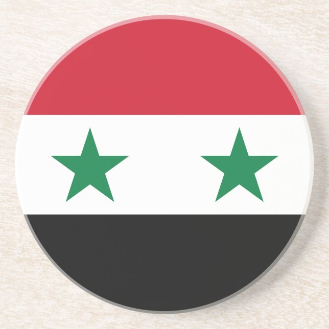 Syria Old Flag Coaster (Front)