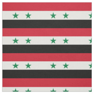 Syria Old Flag Fabric