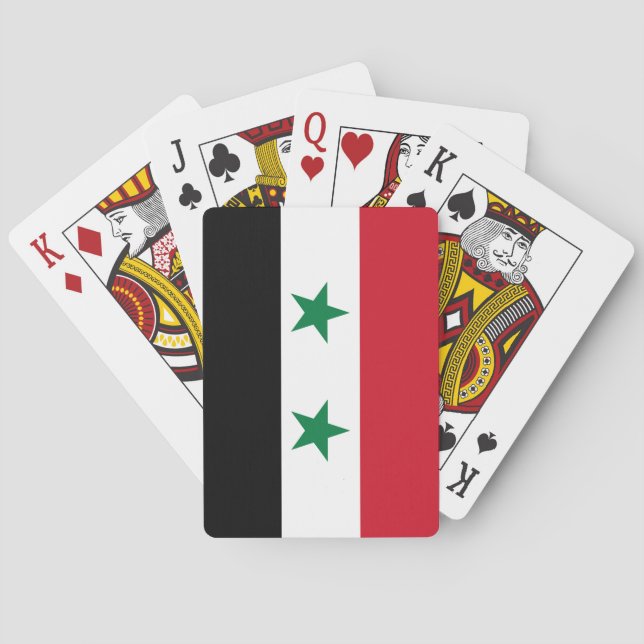 Syria Old Flag Poker Cards (Back)