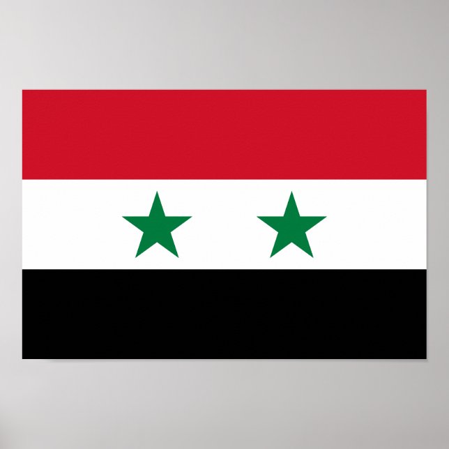 Syria Old Flag Poster (Front)