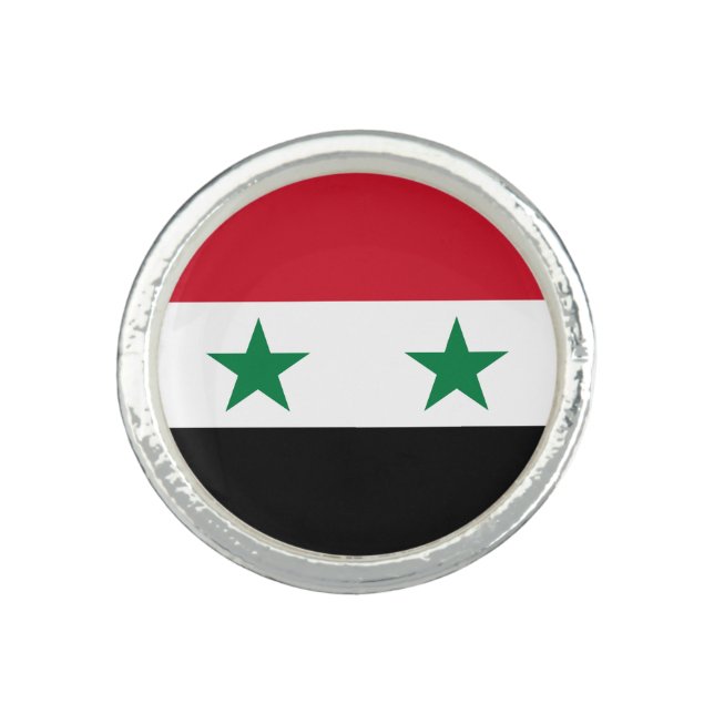Syria Old Flag Ring (Front)