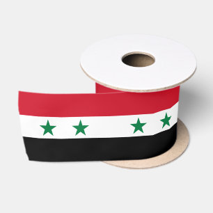 Syria Old Flag Satin Ribbon